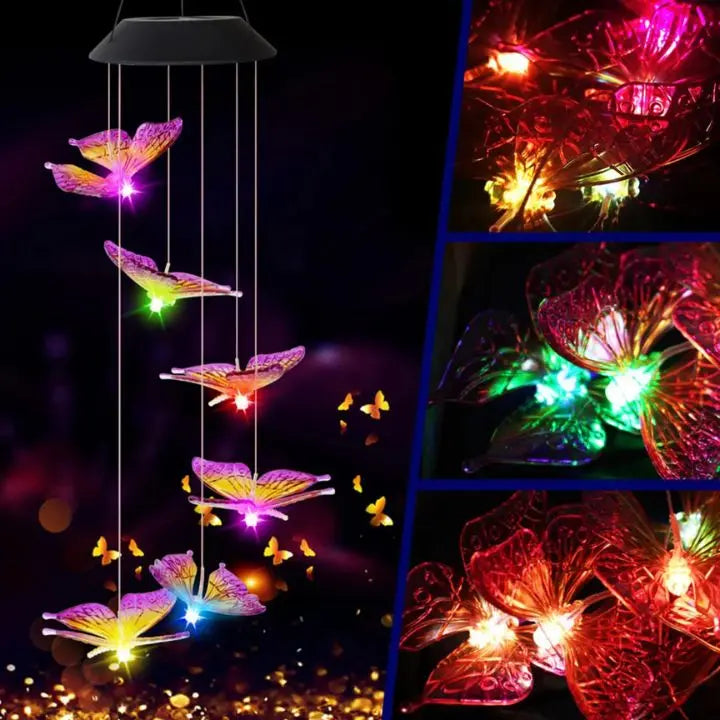 Elegant Solar-Powered Garden Lights