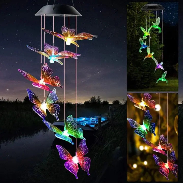 Elegant Solar-Powered Garden Lights