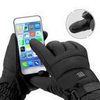 ThermoGrip Heated Gloves – Waterproof Unisex Gloves with 3 Heating Levels and Touchscreen Function