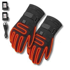 ThermoGrip Heated Gloves – Waterproof Unisex Gloves with 3 Heating Levels and Touchscreen Function