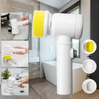 Electric Redary brush with 360° brush heads for effortless cleaning