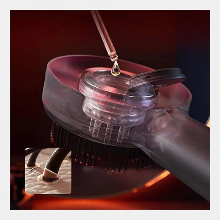 Electric Scalp Massager Brush with LED Light Therapy