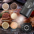 Electric Salt & Pepper Mill – With LED & Adjustable Grind Size