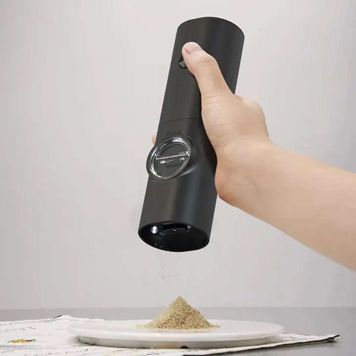Electric Salt & Pepper Mill – With LED & Adjustable Grind Size