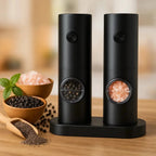 Electric Salt & Pepper Mill – With LED & Adjustable Grind Size