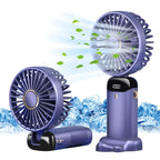 Practical fan with phone holder