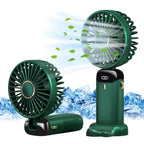 Practical fan with phone holder