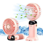 Practical fan with phone holder