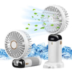 Practical fan with phone holder