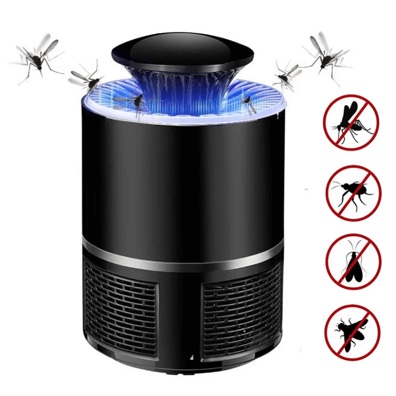 Quiet UV mosquito lamp with USB & anti-shock system