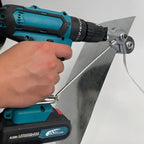 Metal cutter for drill machines – Cuts precisely sheet metal, aluminum & plastic