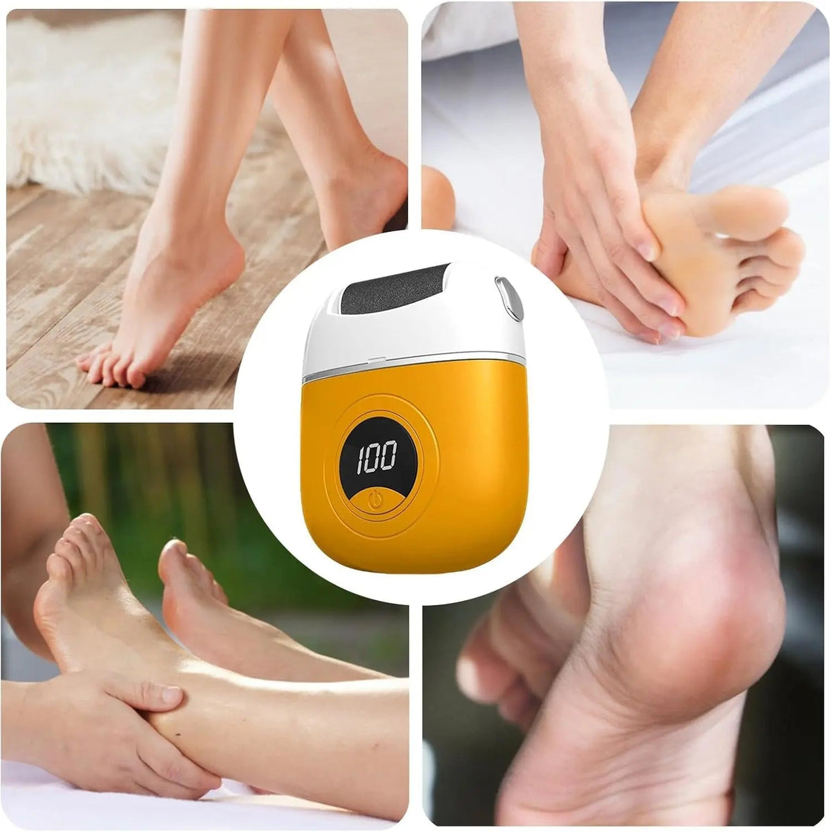 Electric callus remover for smooth feet