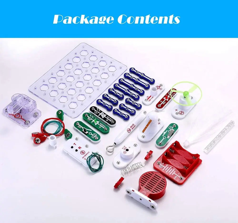 Electronic learning kit for children with 300 experiments
