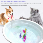 Electronic swimming fish with LED light