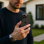 Raised edge for display and lens protection