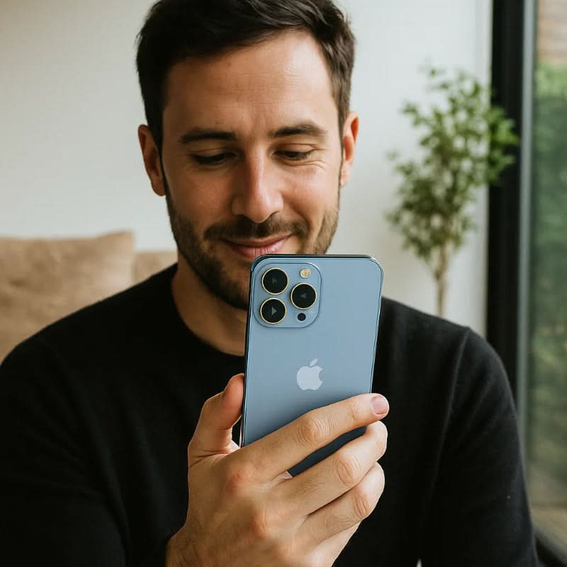 Raised edge for display and lens protection