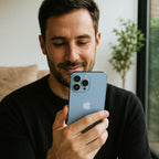 Raised edge for display and lens protection