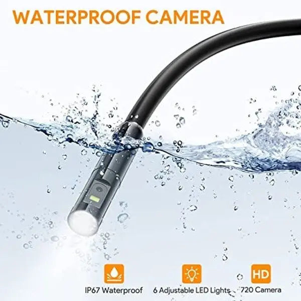 Endoscope Camera Waterproof — HD Inspection Camera with 5m Cable