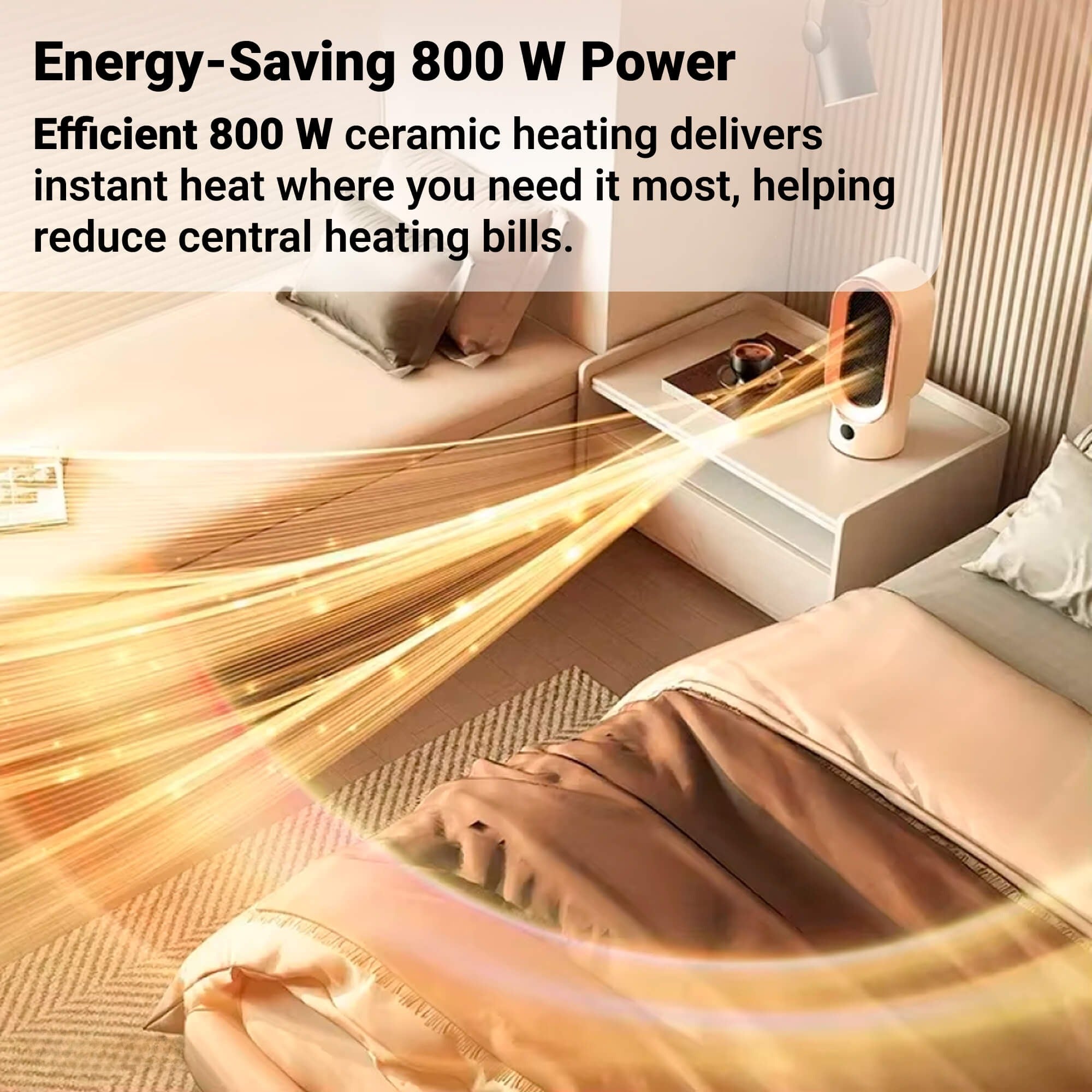 Energy-Efficient Space Heater for Small Rooms