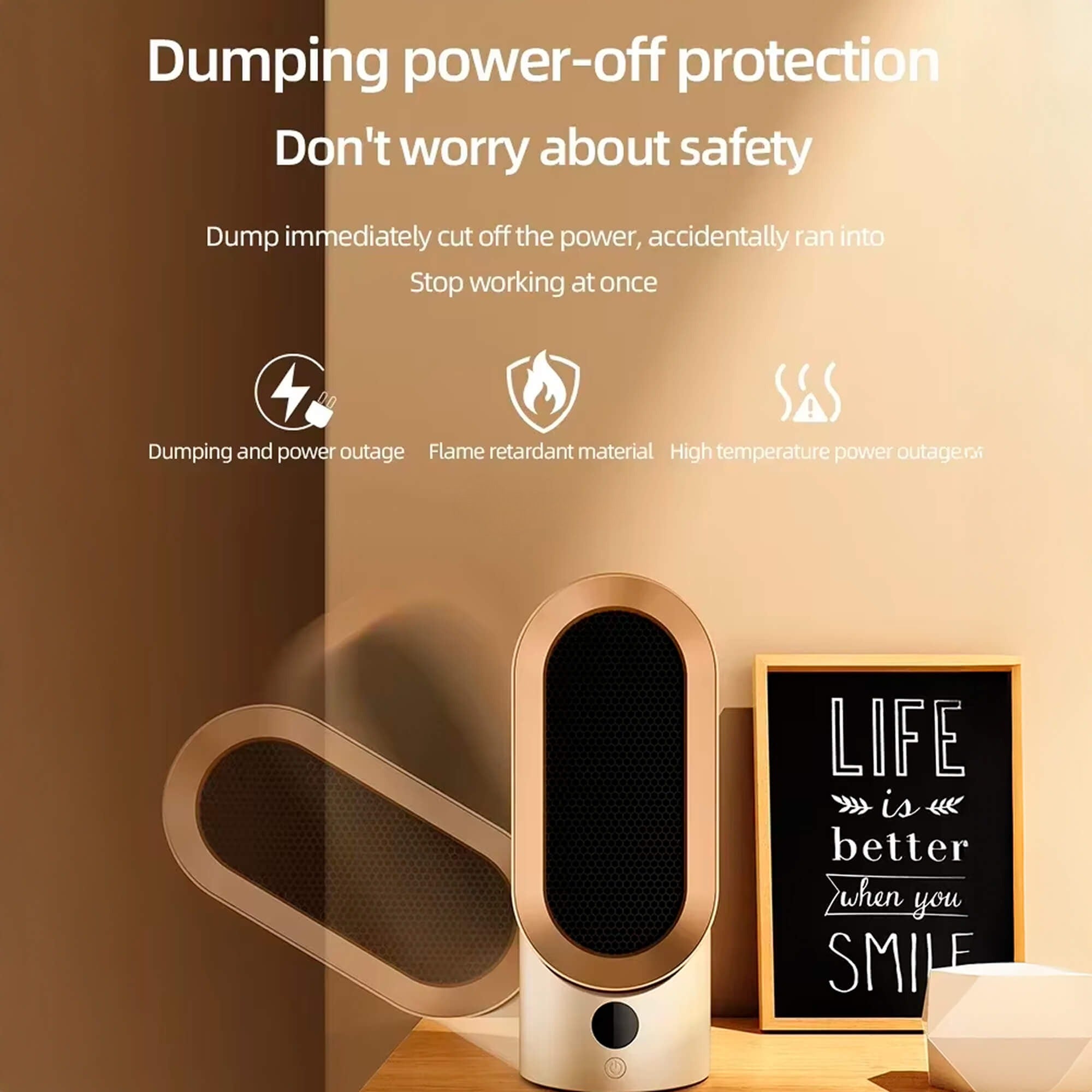 Energy-Efficient Space Heater for Small Rooms