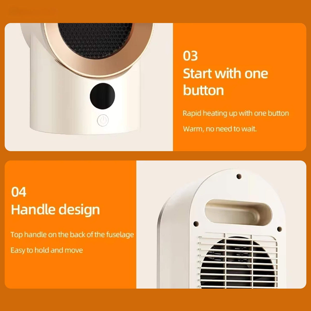 Energy-Efficient Space Heater for Small Rooms