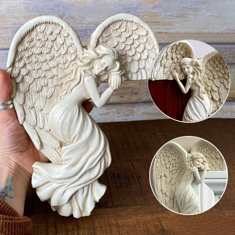 Decoration Door Frame Angel Wings made of Resin