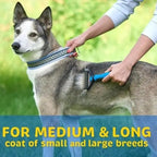 De-shedding comb for pets – gentle & thorough for undercoat