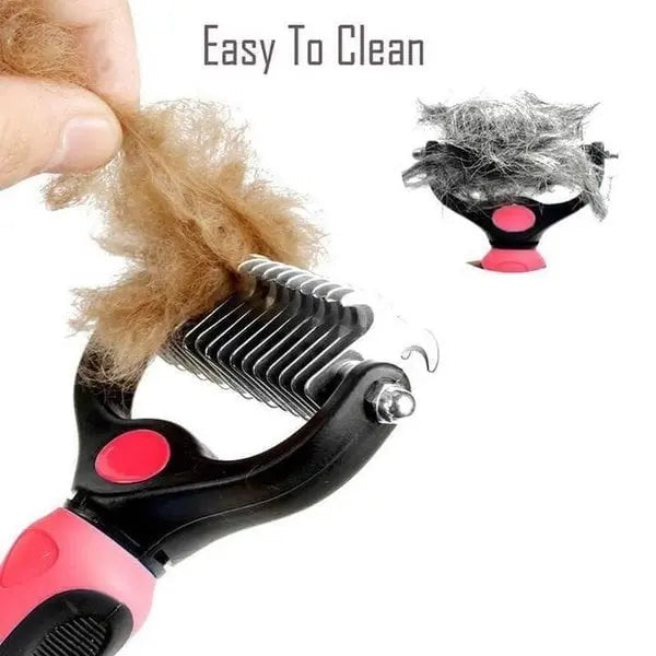 De-shedding comb for pets – gentle & thorough for undercoat