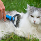 De-shedding comb for pets – gentle & thorough for undercoat