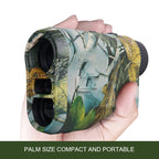 Laser Distance Meter TERRAVIEW 1000 | Up to 1000 m range | Camouflage design | Waterproof & Rechargeable | For hunting & outdoor