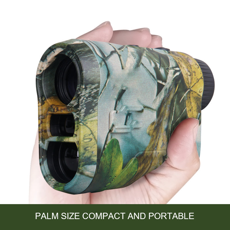 Laser Distance Meter TERRAVIEW 1000 | Up to 1000 m range | Camouflage design | Waterproof & Rechargeable | For hunting & outdoor