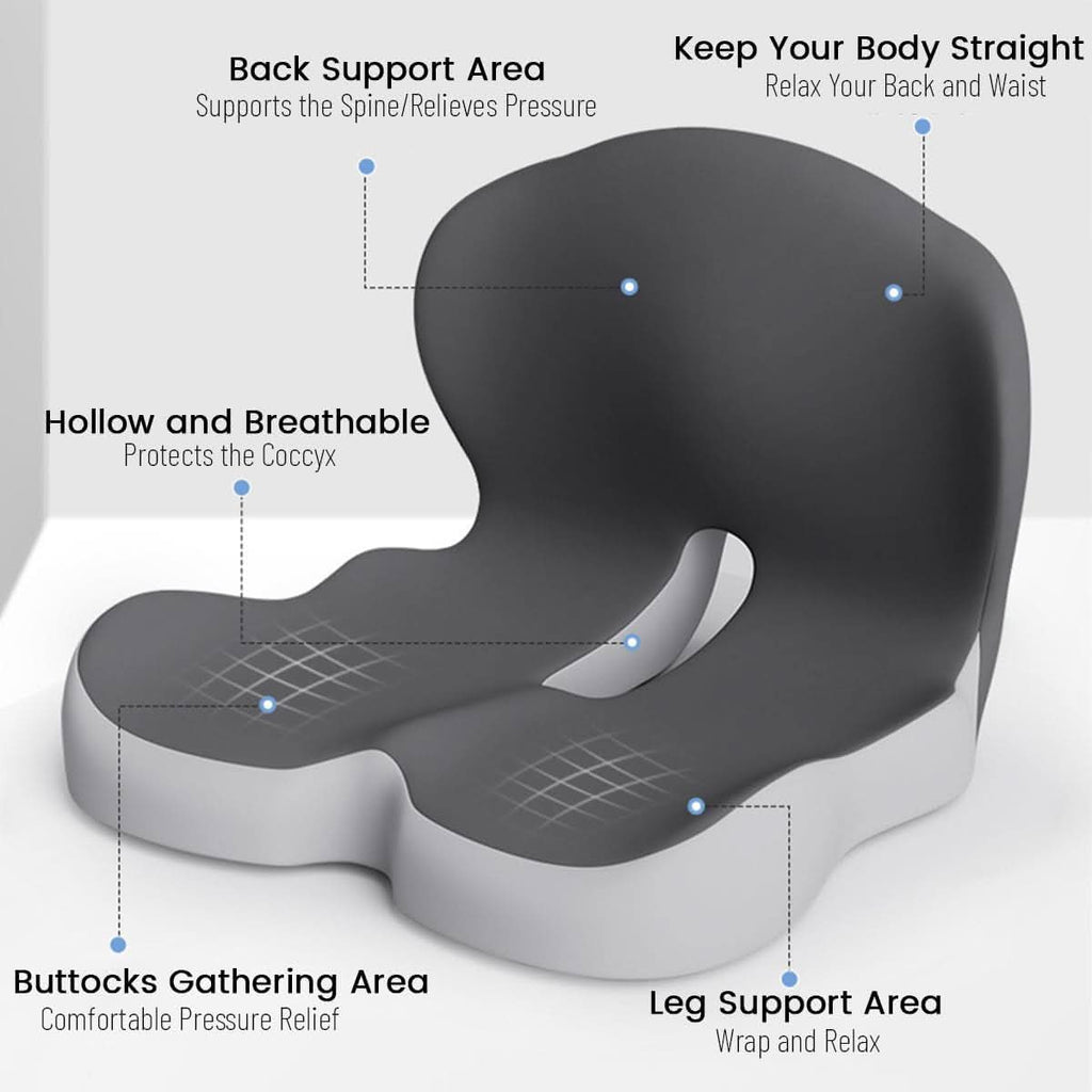 Ergonomic Memory Foam Seat Cushion