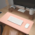 Ergonomic PU Leather Desk Mat with Wrist Support