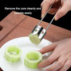 Ergonomic Core Remover made of Stainless Steel for Fruits and Vegetables