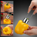 Ergonomic Core Remover made of Stainless Steel for Fruits and Vegetables