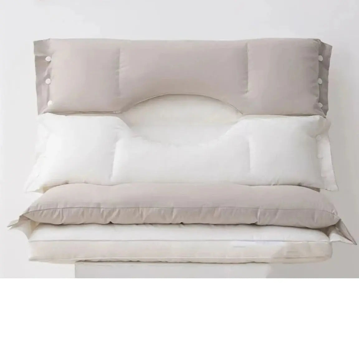 Ergonomic Double Layer Neck Pillow