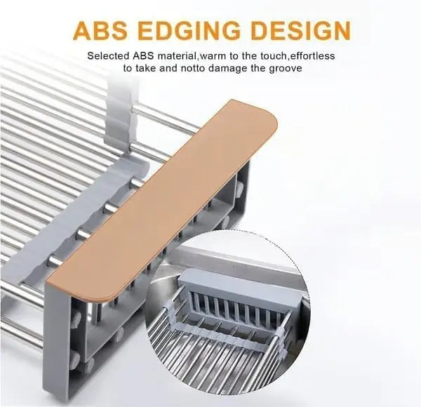 Expandable Stainless Steel Draining Basket for Sinks