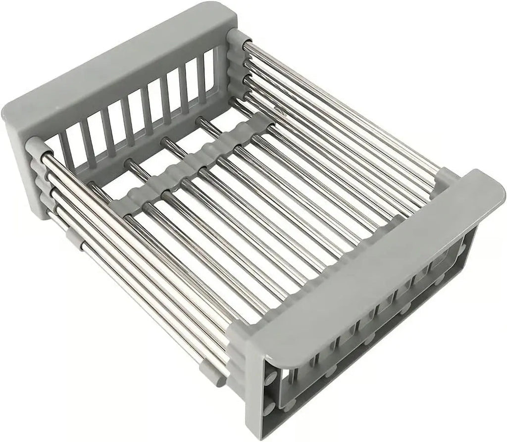 Expandable Stainless Steel Draining Basket for Sinks