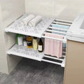 Expandable multifunctional shelf