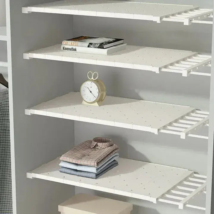 Expandable multifunctional shelf