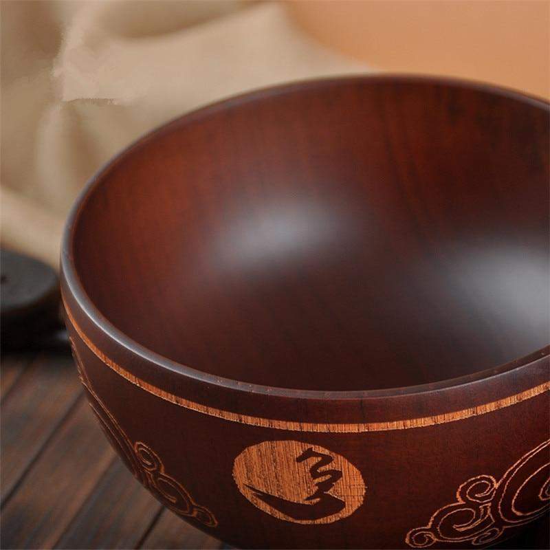 Ethnic wooden bowl