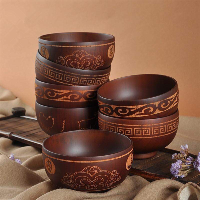 Ethnic wooden bowl