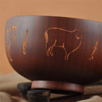 Ethnic wooden bowl