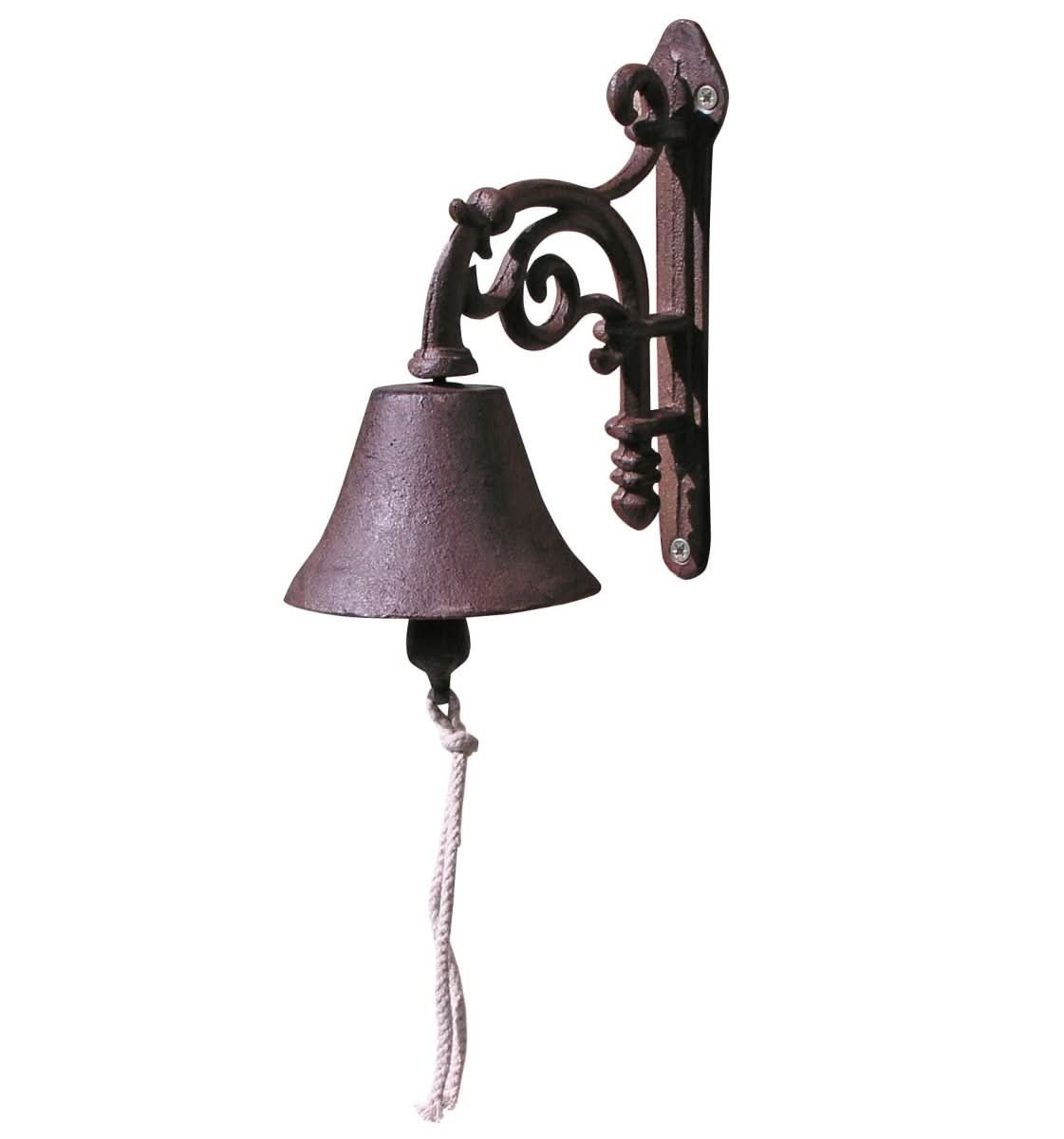 Classic cast iron doorbell in vintage style for stylish entrances
