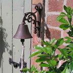 Classic cast iron doorbell in vintage style for stylish entrances