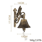 Classic cast iron doorbell in vintage style for stylish entrances
