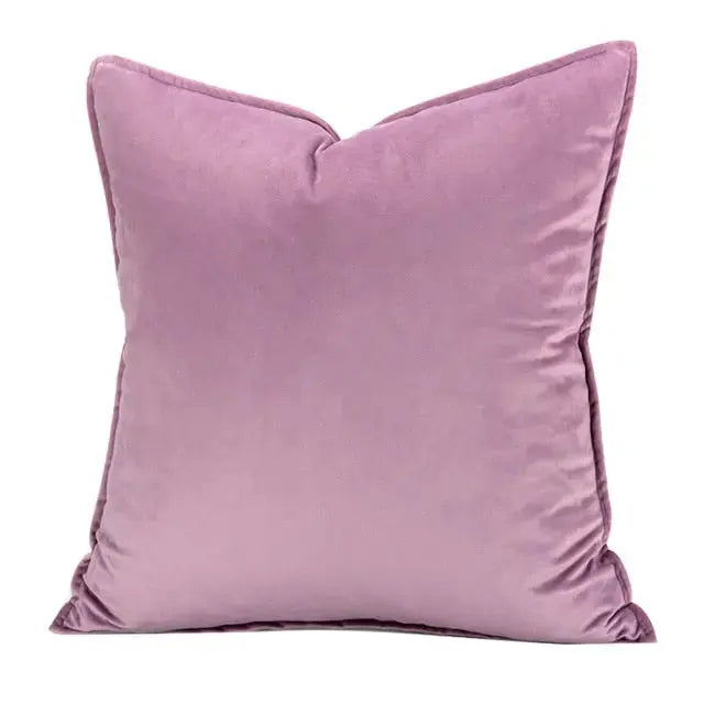 VelvetLuxe – Elegant velvet cushion cover with refined details