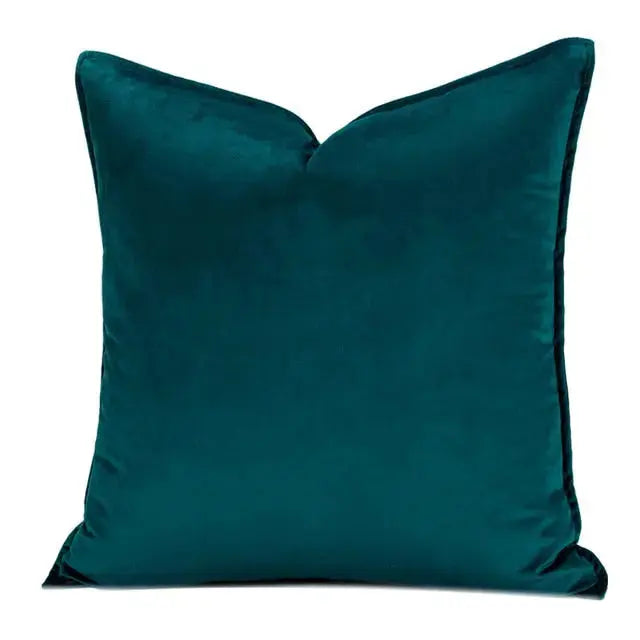 VelvetLuxe – Elegant velvet cushion cover with refined details