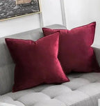 VelvetLuxe – Elegant velvet cushion cover with refined details