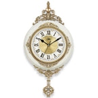 Vintage European Wall Clock in Retro Style – Antique Design for Living Room and Office
